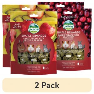(2 Pack)  Simple Rewards Apple Banana Treats 3Oz.