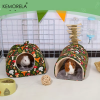 KEMOREL 2PCS Guinea Pig Hideout Soft Guinea Pig Bed and Washable Guinea Pig Tunnel Guinea Pig Accessories for Hamster Rabbit - Image 3