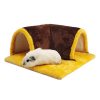 Warm Guinea Pig Hideout Tunnel Bed, Soft Removable Guinea Pig Tunnels and Tubes for Cage, Guinea Pig Hides Fleece for Rat, Sturd - Image 7