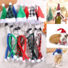 Hamster Christmas Halloween Costume Guinea Pig Small Pet Hat Scarf Headwear Pet Outfits for Chinchilla Rabbit Bunny Accessories - Image 4