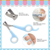 Rabbit Grooming Kit Tear Stain Remover Cleaning Combs Pet Nail Clipper Double-Sided Shampoo Bath Brush for Guinea Pig Bunny - Image 5