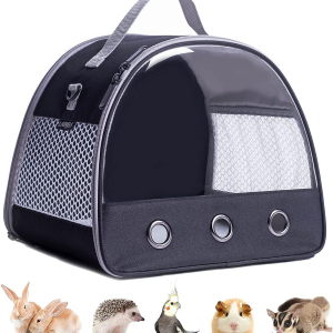 Guinea Pig Carrier Backpack, Clear Bubble Window Backpack for Guinea Pig, Bunny