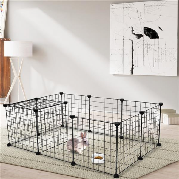 12 Pieces of Iron Mesh Material Fence