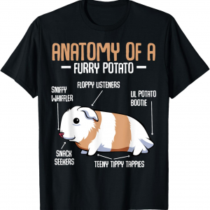 Anatomy of a Furry Potato Guinea Pig Household Pet Animal T-Shirt