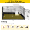 Pet Playpen Small Animal Playpen for Rabbits Hamsters Guinea Pigs Cage Exercise Pen - Image 5
