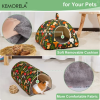 KEMOREL 2PCS Guinea Pig Hideout Soft Guinea Pig Bed and Washable Guinea Pig Tunnel Guinea Pig Accessories for Hamster Rabbit - Image 6