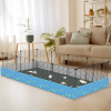 Guinea Pig Cage Liners Washable (2 Pack) - 47X24 Inch Waterproof & Absorbent Pee Pads | Reusable Fleece Bedding with Non-Slip Backing | Odor Control for Midwest & C&C Cages, Rabbits - Image 8