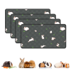 2 Pack Washable Guinea Pig Cage Liners for Midwest and C&C Cages, 24”X 36” Reusable Leakproof and Anti-Slip Guinea Pig Pee Pads, Fleece Liners for Hamster Rabbit - Image 12