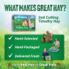 2Nd Cutting Perfect Blend Timothy Hay Pet Food for Rabbits, Guinea Pigs, Chinchillas and Other Small Animals, Premium Natural Hay Grown in the US, 20 LB - Image 6