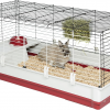 Deluxe Rabbit & Guinea Pig Cage, X-Large, White & Red - Image 2