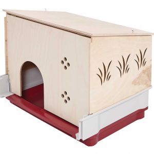 Wood Hutch for Wabbitat Deluxe Rabbit Cage