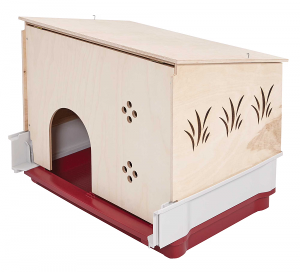 Wood Hutch for Wabbitat Deluxe Rabbit Cage