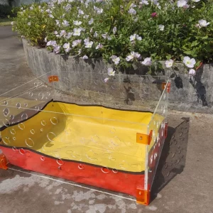 Transparent Acrylic Hamster Fence Guinea Pigs Accessory Transparent Hamster Cages Large Space Small Animals Products Supplies