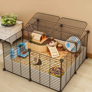 Hamster Cage Home Luxury Large Space Suitable for Multiple Pets Indoor Durability Free Landscaping Small Animal Products