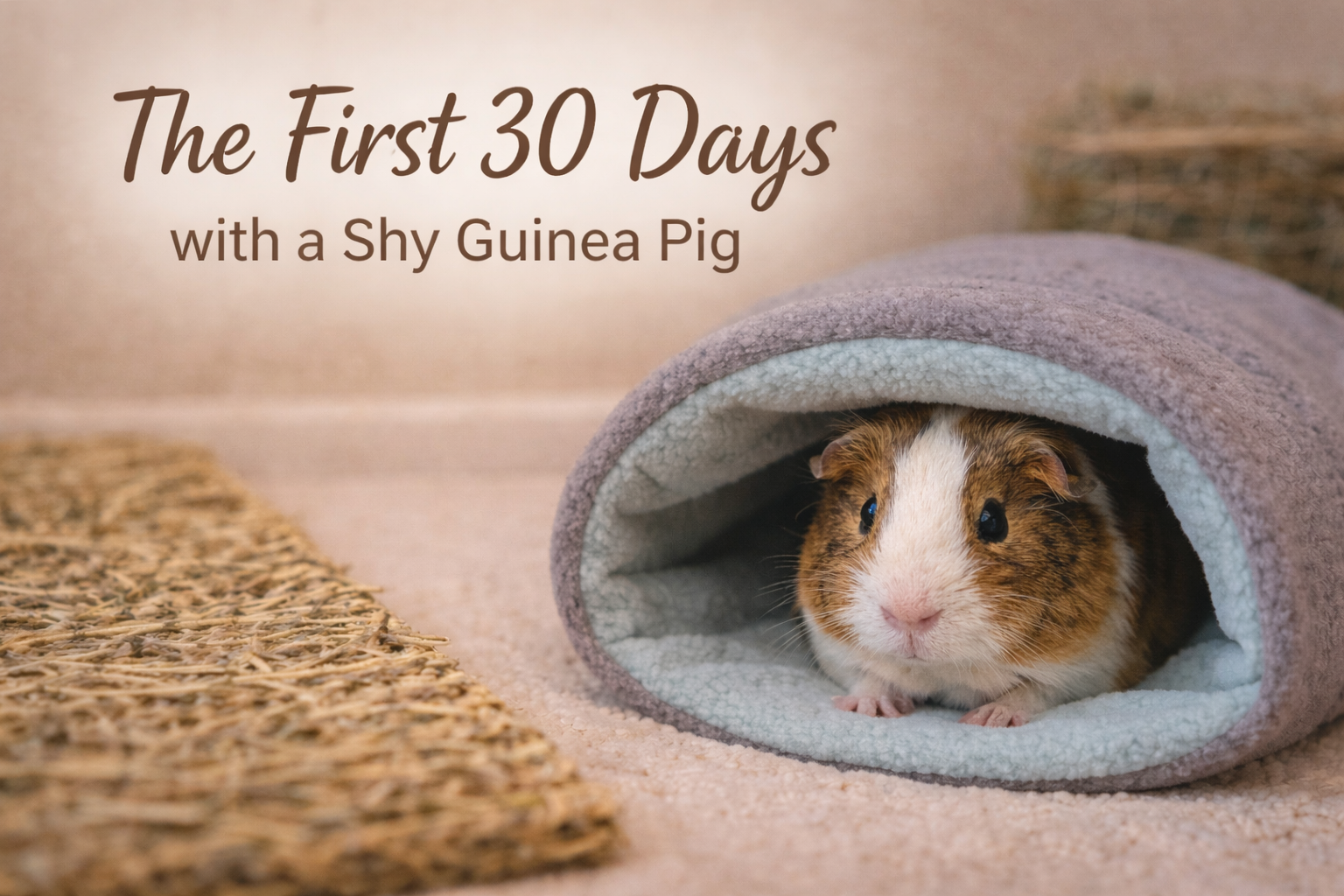 The First 30 Days with a Shy Guinea Pig: What Progress Really Looks Like