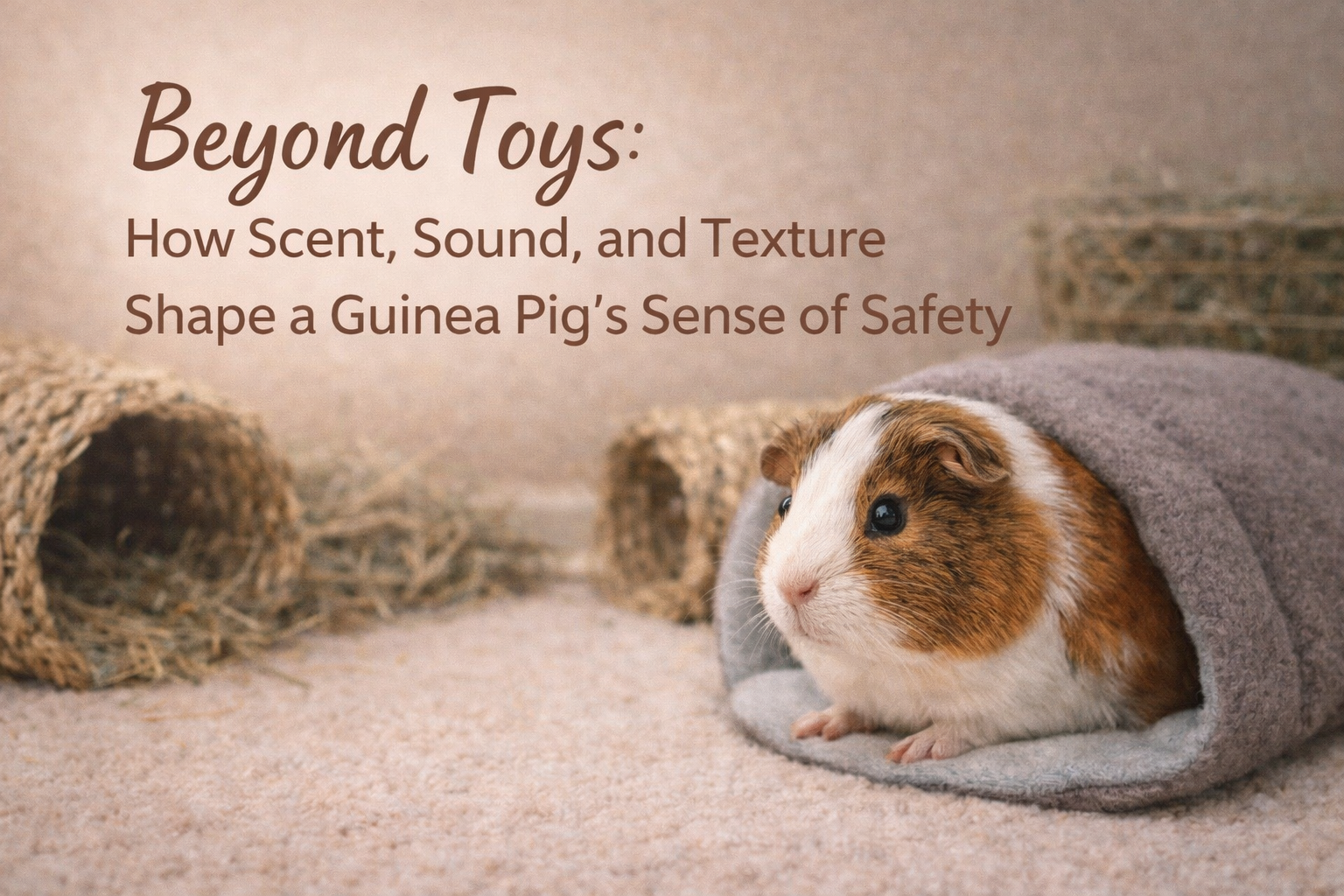 Beyond Toys: How Scent, Sound, and Texture Shape a Guinea Pig’s Sense of Safety