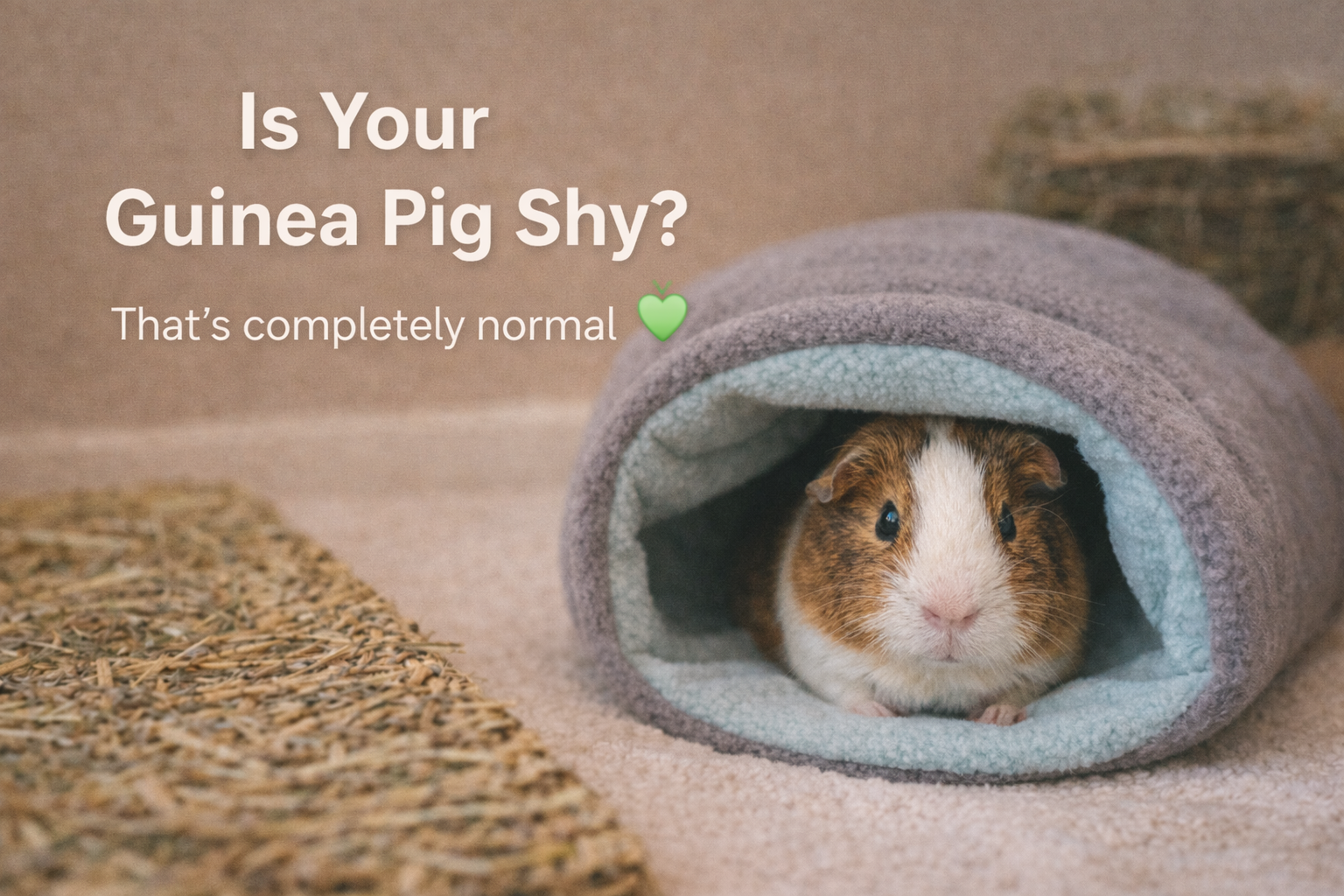 Guinea Pig Confidence Building: Helping Shy or Nervous Piggies Feel Safe, Brave, and Curious