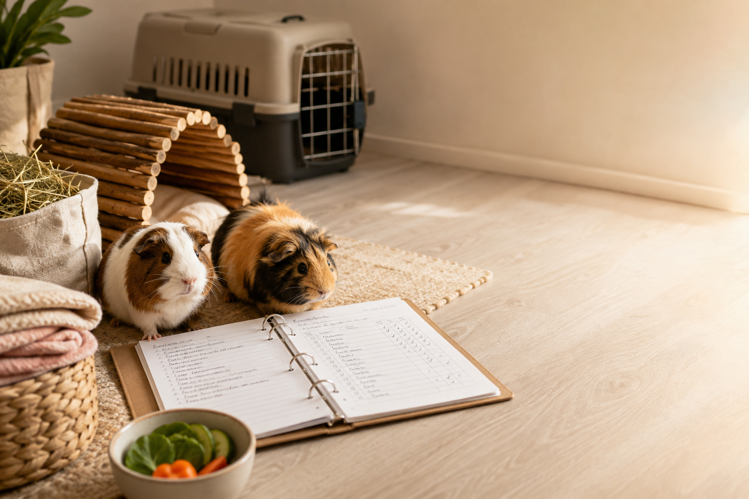 🐹 The Guinea Pig Pet-Sitter Handbook: Exactly What to Leave Behind When Someone Else Cares for Your Piggy